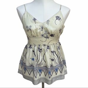 See By Chloe floral babydoll sleeveless cami